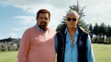 Arsede Spinosi (a sin.) con l’ex ct Lippi