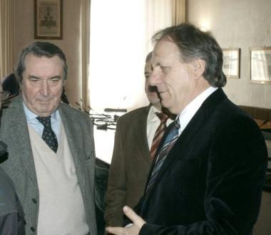Da sinistra Gallanti e Piccini, dietro Gionfriddo    