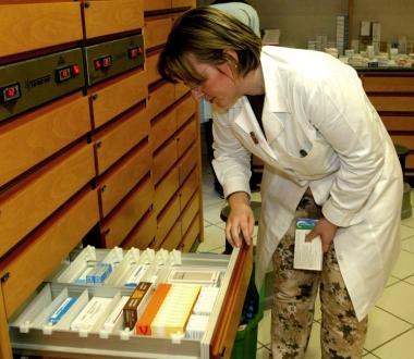 La farmacia comunale di via Sanzio      