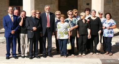 Foto di gruppo in occasione della visita a Montefalco 