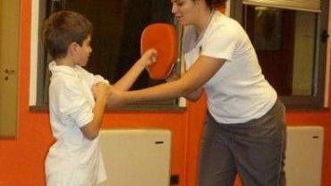 <b>WING TSUN. </b>Bozzi con un allievo