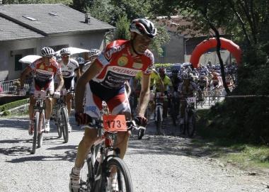 La gara di mountain bike a Torri  
