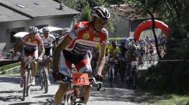 La gara di mountain bike a Torri
