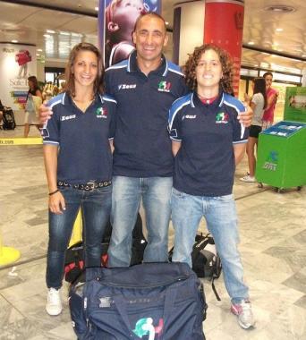 <b>HOCKEY. </b>Le due atlete e Demarchi 