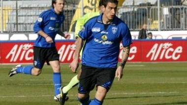 Luca Saudati con la maglia dell’Empoli