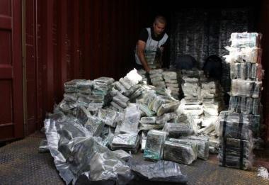 Il maxi sequestro di cocaina  