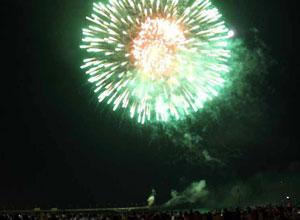 Gran festa d'estate coi fuochi d'artificio