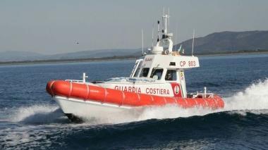 Una motovedetta della Guardia Costiera