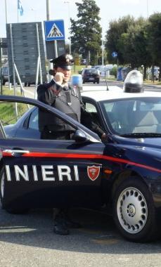Una pattuglia dei carabinieri 