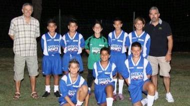 La squadra del rione Ponte al gran completo