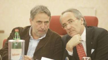 Il sindaco Alessandro Cosimi e l’onorevole Fabio Evangelisti