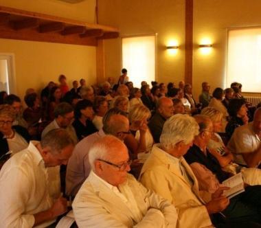 <b>GREMITA </b>La sala musica di Collemassari in occasione di un concerto 