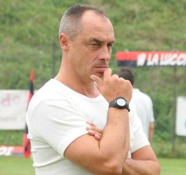Giacomo Lazzini il trainer del Lucca Fc (vip) 