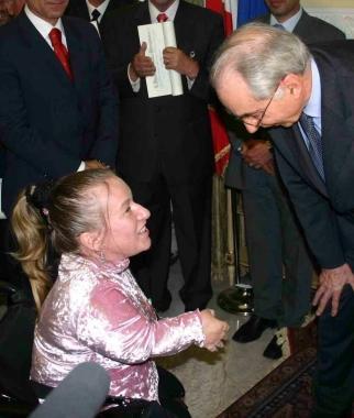 <b>IN PRIMA LINEA </b>Lorella Ronconi incontra Giuliano Amato 