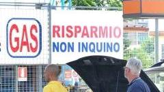 Distributore di metano per le auto