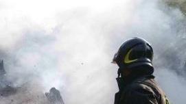 Un incendio boschivo