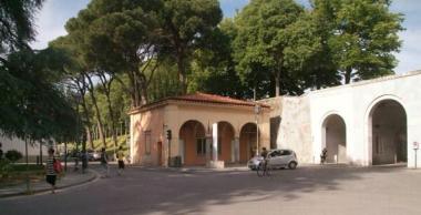 La zona in cui &egrave; intervenuta la polizia 