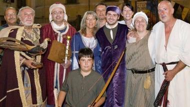 Alcuni dei figuranti di Medievalis