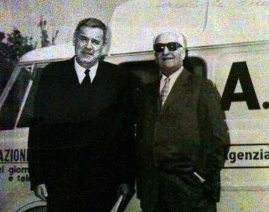 Berti con Enzo Ferrari 