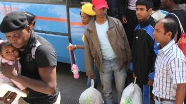 L’arrivo dei profughi a Prato