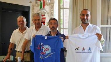 Un momento della presentazione a Calcinaia