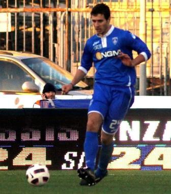A sinistra Lino Marzoratti con la maglia azzurra 