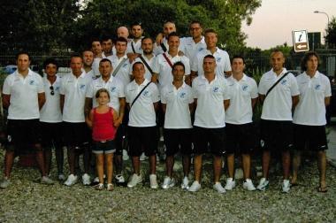 <b>AC ROSELLE </b>La foto di gruppo durante la presentazione della squadra  