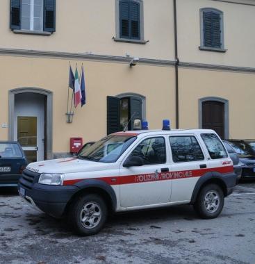 Unauto della polizia provinciale 