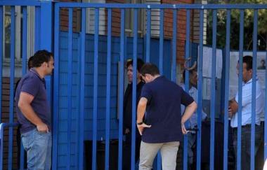Lingresso della Eaton dopo il blitz delle guardie giurate 