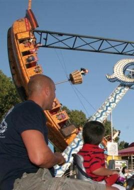 Una delle attrazioni del luna park  