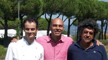 Lo chef Meccheri, Manolo Cacciatori e Attilio Ferri