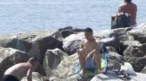 Diversi i controlli sulla costa del litorale a causa del mare grosso