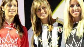 Le miss alla presentazione della Massese