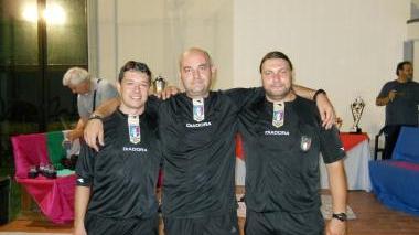 <b>ARBITRI. </b>Musto, Davini e Randi