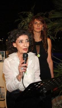 La presidente Rosanna Bettarini e Maria Teresa Baldini che ha presentato