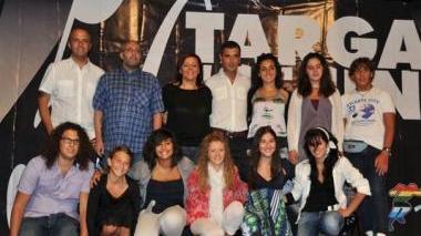 Il gruppo dei cantanti che ha preso parte alla prima eliminatoria del Cantatarga