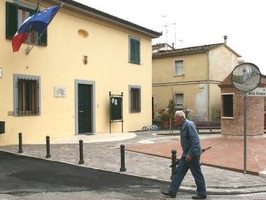 L’ingresso del Comune di Orciano Pisano