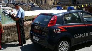 Una pattuglia dei carabinieri in azione in centro