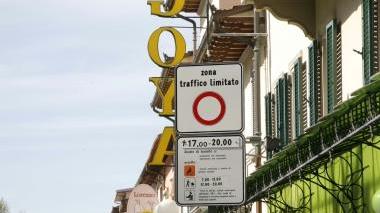 <b>TELECAMERE.</b> Un varco della Ztl in centro a Forte