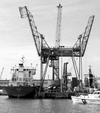 Il pontile della Smmep     
