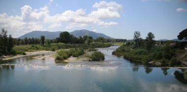 In forte calo il livello del Serchio