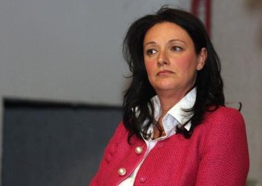 Il segretario del Pd Ilaria Bugetti 