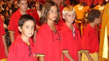 Tanti bambini nella truppa giallorossa