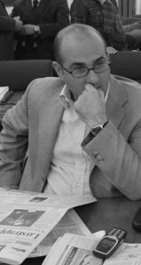A sinistra, il presidente della Provincia, Giorgio Kutuf&agrave;; a destra, lex assessore allambiente Rocco Garufo  