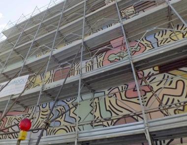 Al via il restauro di "Tuttomondo" di Keith Haring