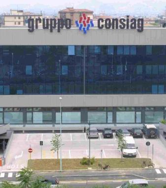 La sede del Gruppo Consiag in via Panziera   