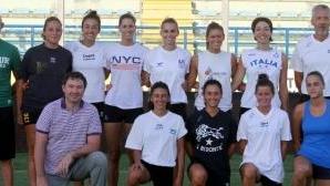 Il gruppo della Rep Packaging che ha iniziato la preparazione in vista del prossimo campionato di serie B1 femminile di volley