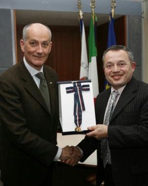 Fabio Mangani a destra 