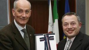 Fabio Mangani a destra