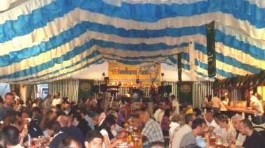 L’allestimento caratteristico del BavieraFest